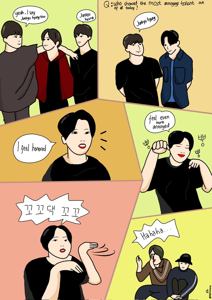 moonsunturtle's tweet photo. Junkyu Treasure is funny! ❤️
Source video : https://t.co/xu90zulLt1

@treasuremembers #teuart #treasureart #treasurefanart #트레저 #teumeart #treasuremakerart https://t.co/JtJ6udMYlz