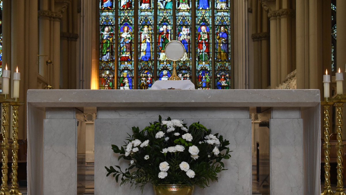 SalfordCathedra's tweet photo. Today is the Feast of Corpus Christi, the Body of Christ. As many will know, we hosted Quarant'ore this week - 40 hours of Eucharistic Adoration.
Read more about Quarant'ore and the peace we found in the Eucharist: https://t.co/UzqHkuOzSX
#Quarantore #Salford #Eucharist https://t.co/BykFLukAqp