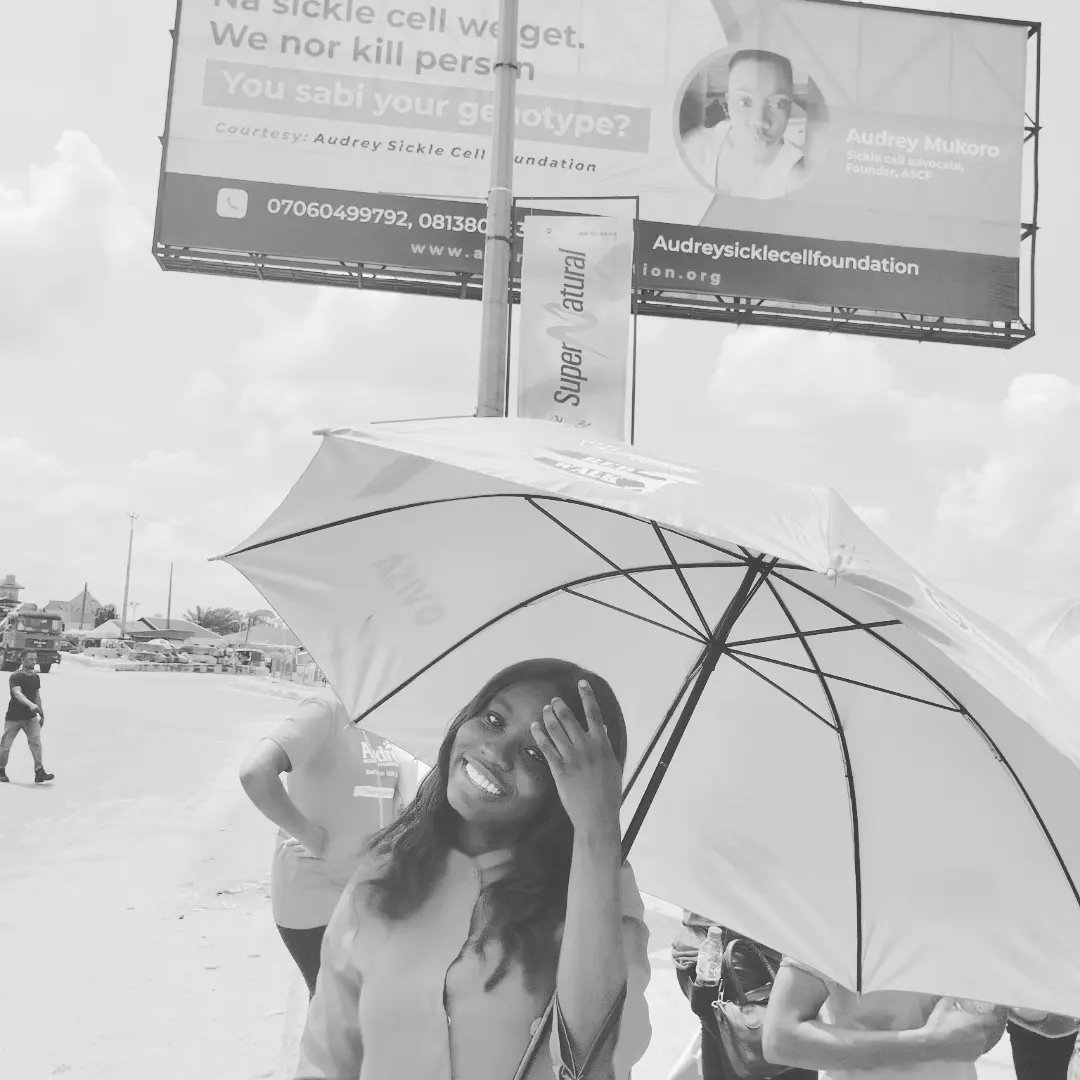DebbieAdeleke's tweet photo. Yesterday at the umbrella walk for the World Sickle Cell Awareness Day!

#Shinethelightonsicklecell
#WorldSickleCellDay
#UghelliNorthmedhealthcds
#NYSC21/22 https://t.co/TdEP5q5jmD