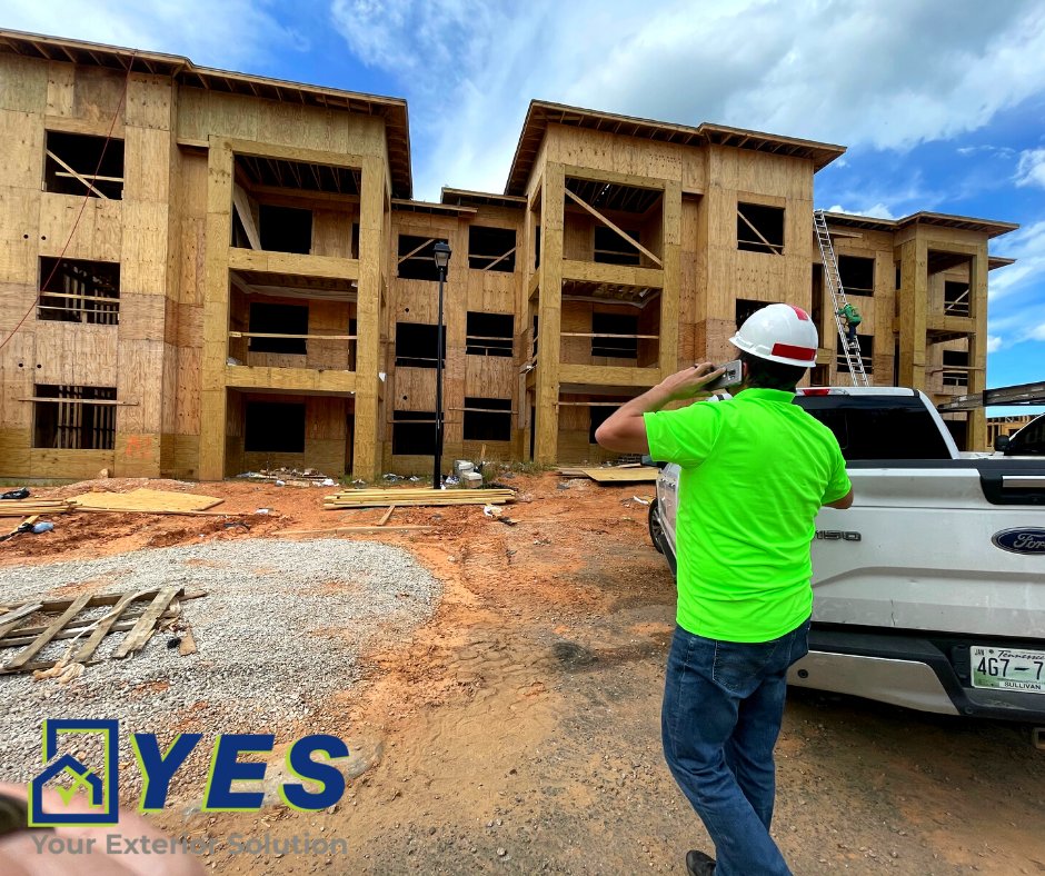 YESContracting's tweet photo. Communication is key when working on any job site! 

We are Your Exterior Solution!

Visit our website or give us a call to schedule a free estimate!

📞 423-764-8276

💻 https://t.co/LieOA4nsY2 https://t.co/YK95hIp6MO