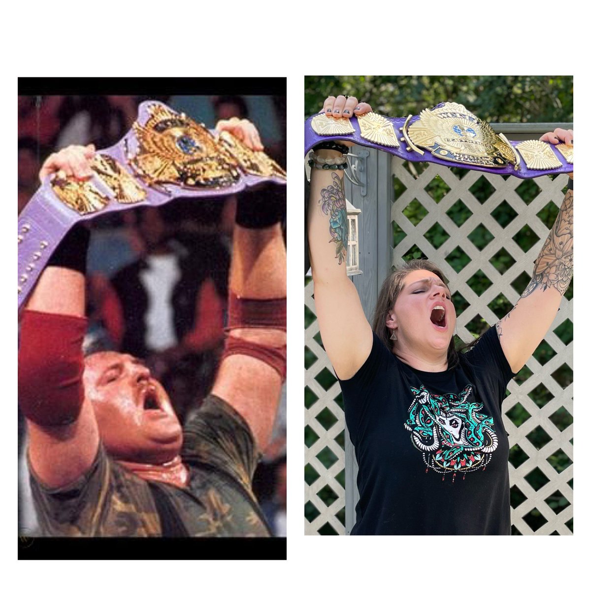 Happy Father’s Day to the GOAT, <a href="/_SgtSlaughter/">SGT SLAUGHTER</a>!! Love you, Dad! #likefatherlikedaughter