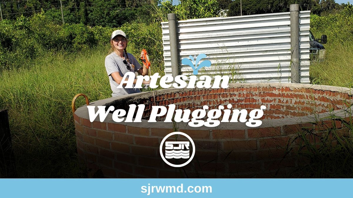 SJRWMD's tweet photo. 🆓 Join us in conserving water and protecting our aquifer. Report abandoned wells; SJRWMD will cover the cost of plugging them within the District’s 18-county jurisdiction. #sjrwmd #wells #wellplugging #water
https://t.co/R0naMkArS4 https://t.co/9tDyqdOsvh