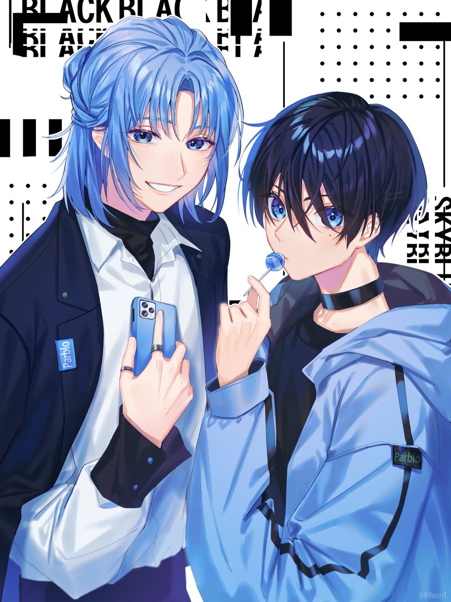 Post by 水七ゆし on X: 💙🖤
