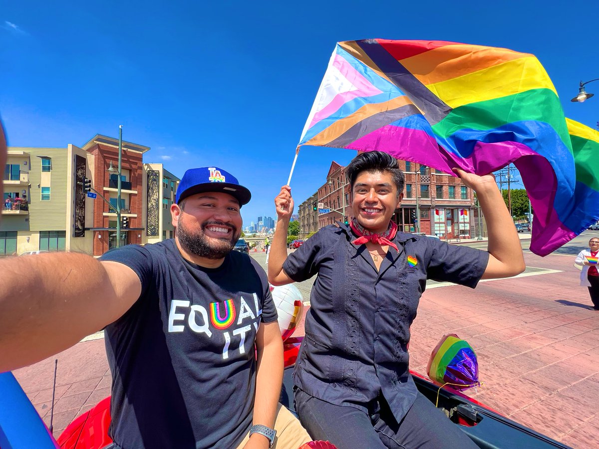 idralphgalvan's tweet photo. Yasss Happy Pride Boyle Heights! @bhpridefest 1st Pride Parade and Festival! Great time riding in the parade with @abc7eric and hanging with the guys at the festival. #pride2022 https://t.co/lv8GWbgt4w