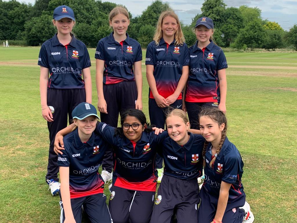 HuttonCCWomen's tweet photo. Our plucky u13s bow out of the Lady Taverners comp today with a loss to @CCCWillows - good luck to them in the next round. Hard luck girls but proud of the way you play the game. #NiceKit 👍 https://t.co/zzY8fSPlIF