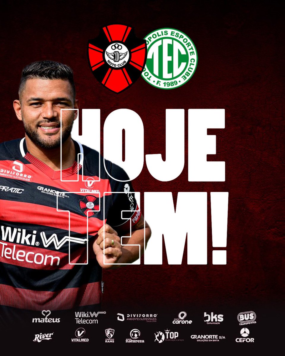 motocluboficial's tweet photo. Bom dia, Nação! HOJE TEM! Bora pro Nhozinho? 🔴⚫️👊🏼
.
Bilheteria aberta! Adquira o seu ingresso e vem fazer parte dessa história! https://t.co/7n85XxLrw6
