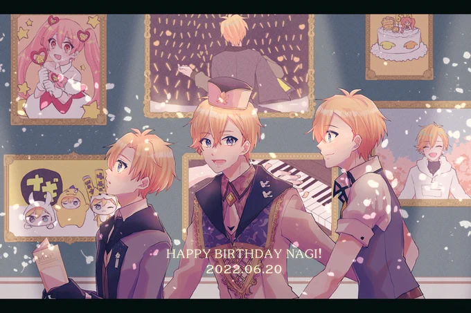 Happy Birthday!💛🎂🎉
これからもたくさん素敵な歴史が刻まれていくのを楽しみにしてます🌟
#六弥ナギ生誕祭2022
#六弥ナギ誕生祭2022 