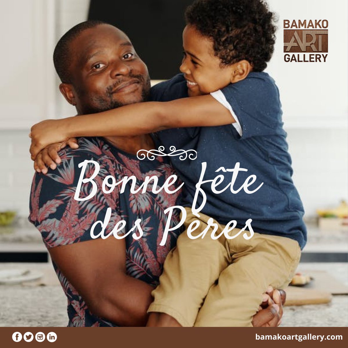 ArtBamako's tweet photo. Être père, c'est avoir la responsabilité d'une destinée. Force à tous les papas!❣️😊

#happyfathersday2022  #fetedesperes 
#bamakoartgallery #galeriedart #artcontemporainafricain #Mali https://t.co/dgpnfUWIv6