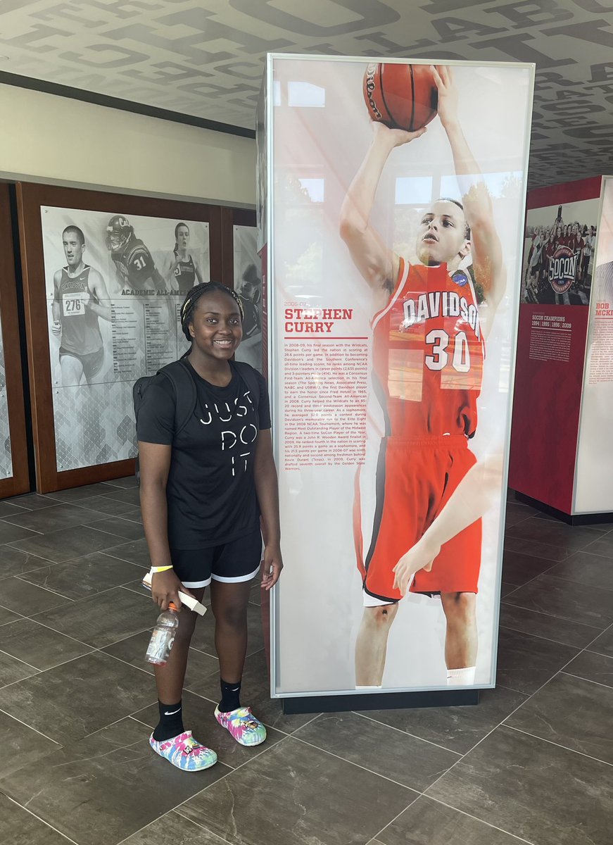 JadaHarvey2025's tweet photo. Thanks 🎉 @CoachGCF and @_CoachMetz for the great @DavidsonWBB 🏀 camp experience‼️ #WildcatReady @TSFgirlsHS @HarveyPharmD #Curry🏆🏆🏆🏆 https://t.co/rJ90xOvL5w