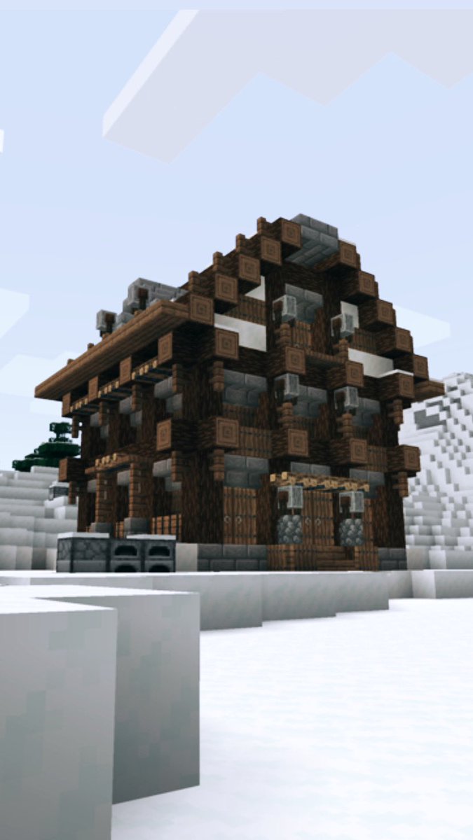 kanabicraft's tweet photo. 雪山にお家を建設しました🗻
ここを中心に雪の村を作ってく予定です！！ https://t.co/xRV6GVvyAp
