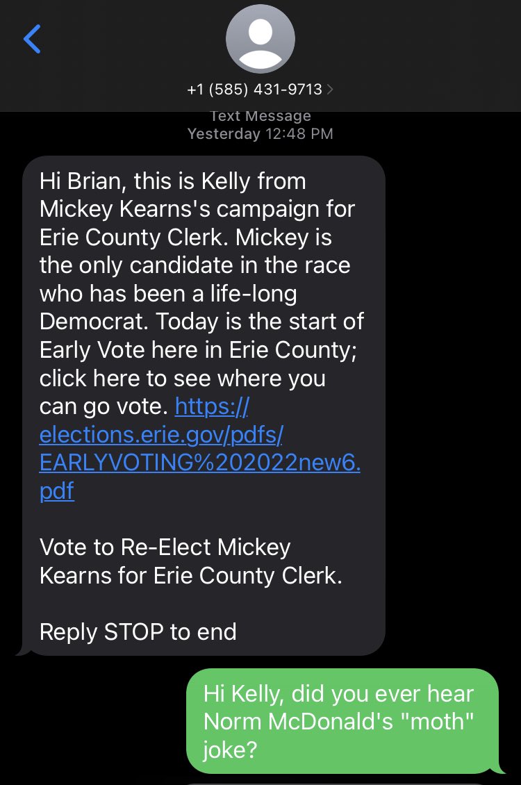 BrianNowakCKTW's tweet image. The @Mickey_Kearns crew wanted to let me know about early voting. Time to give @ElectMHartman a chance at running the clerk’s office.