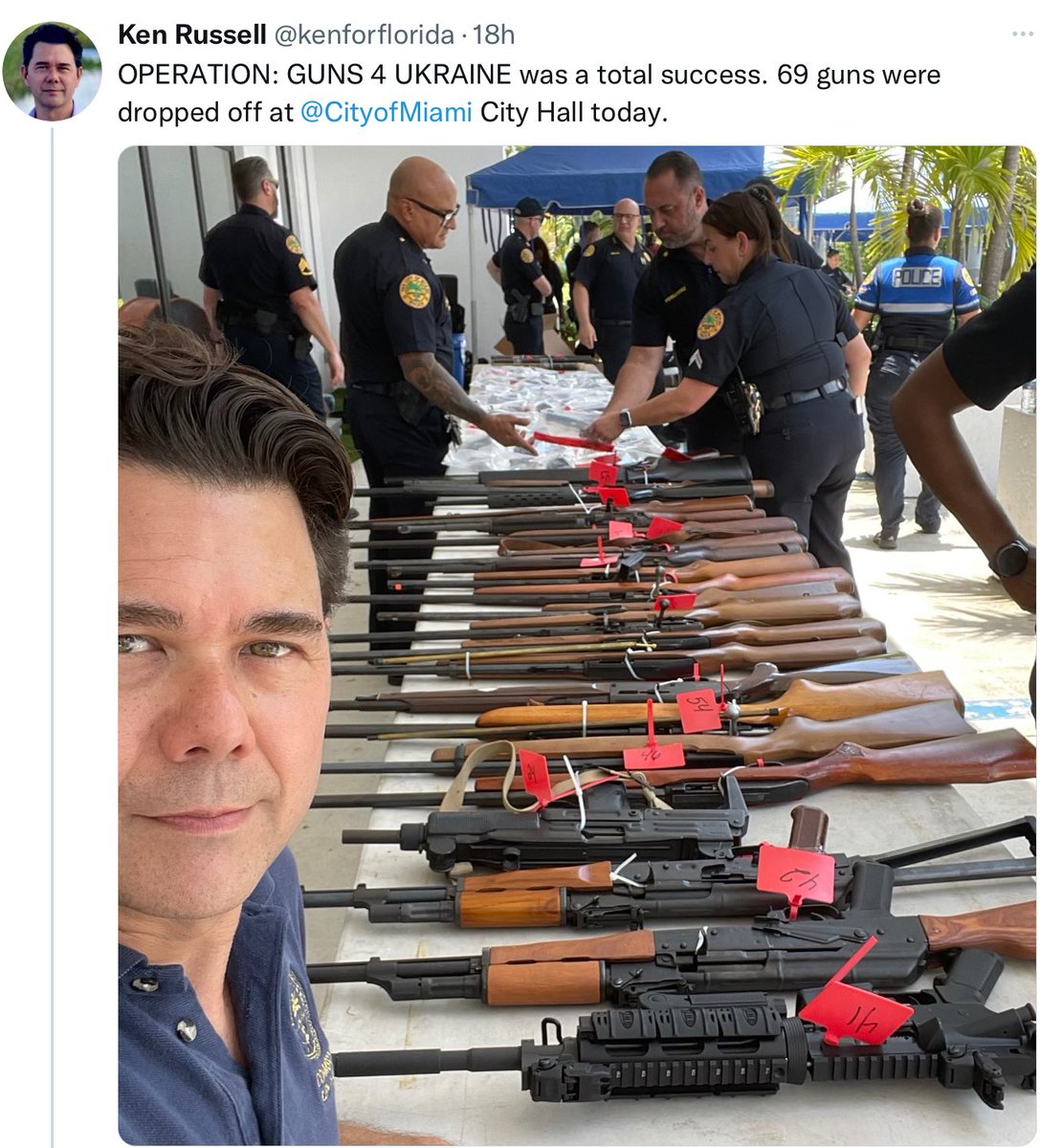 The @MiamiPD #GunBuyBack was a success, and 2A is still intact.

h/t @kenforflorida