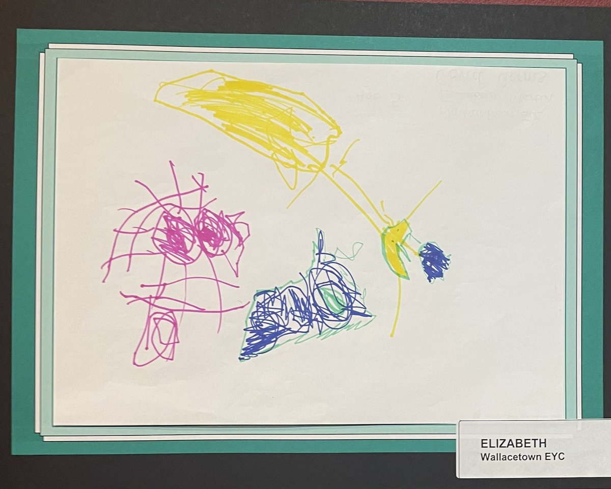 OurPandemicSAC's tweet photo. Elizabeth from @WallacetownEYC shared her picture of “Covid Germs” 

She says-

“These are germs that make you sick. They don’t have faces.” 

Thank you for sharing your drawing with us, Elizabeth 🤩

#ourpandemic #southayrshirecouncil https://t.co/i0v8KNXE9K