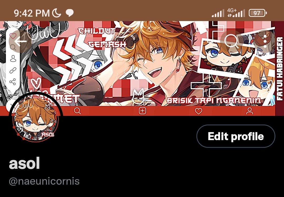 kenal akun ini? iya btul itu aku, skrg move kesini‼️‼️ jadi yuk #genshintwt mutualan sama aku 🤩🤩 (carrd on bio btw)

klo ini lewat bantu rt/like dong 😞😞😞