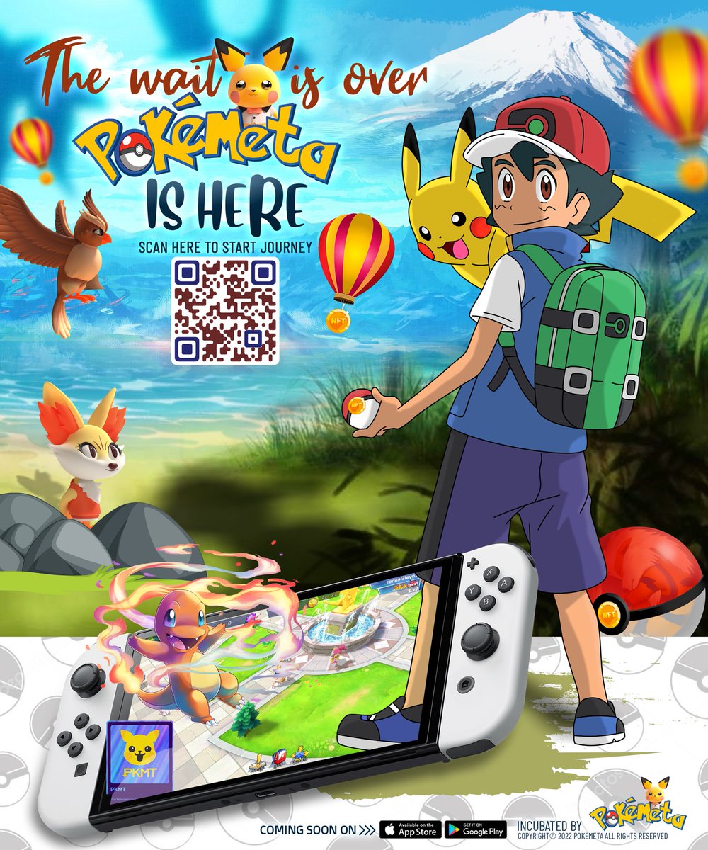 PokemetaNFT's tweet photo. Guys!!!! Wait is finally over
lets Cross path each other and Become the Number 1!
Scan the barcode and use referral code below :
WWV76G0QCL
Or copy this link
https://t.co/C4EXm0nenC https://t.co/YFoaxz26mU