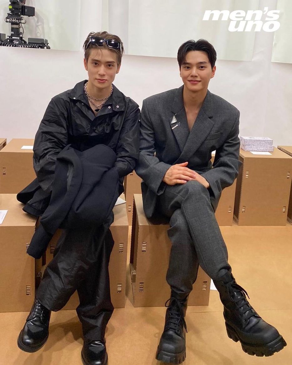JAEHYUN WITH SONGKANG 😭😭😭🙏🏻🏳️ #JAEHYUN #재현 #PradaSS23 #PradaxJaehyun #PradaMFWxJaehyun