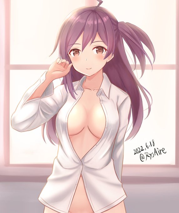 見事に神隠しにあったので、昨日の萩風ちゃん再掲てすと
※念の為若干のトリと少し色味調整

#艦これ #萩風 