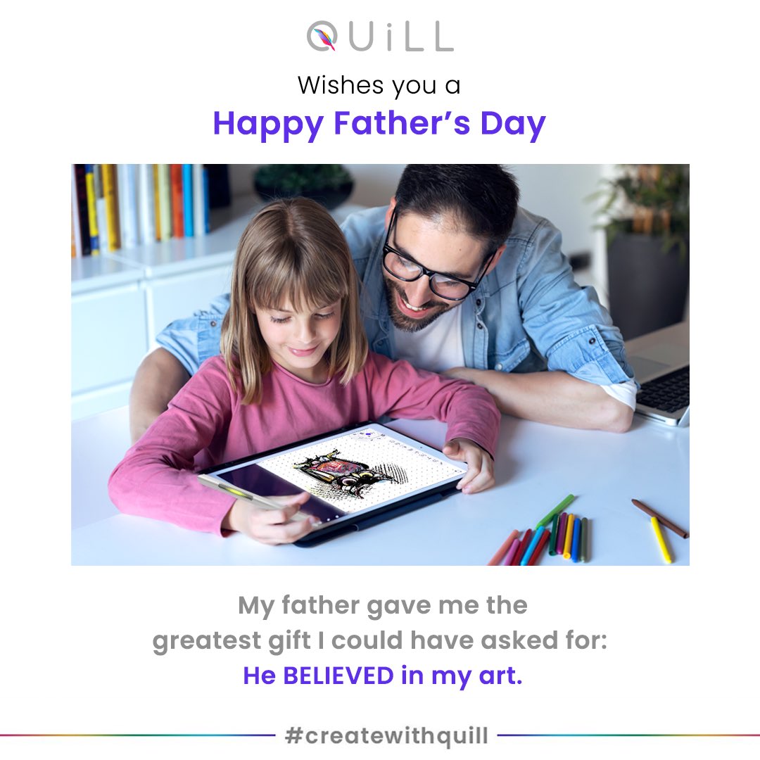 Quill wishes you a Happy Father’s Day.
Get huge discounts with In-Demand pricing.
Only few left
bit.ly/createwithquill

#createwithQuill #art #digitalart #nft #nftart #kids #colors #gifts #play #draw #paint #tech #3d #creative #FathersDay2022 #drawing #FathersDay #design #father