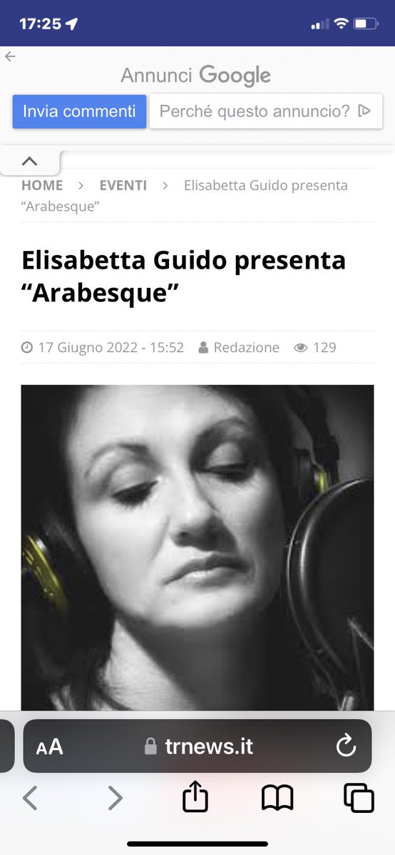 ElisabettaGuido's tweet photo. Grazie a @TeleRama_News per la bella intervista #interview #tv #news #jazz https://t.co/zRux2G3tS7
