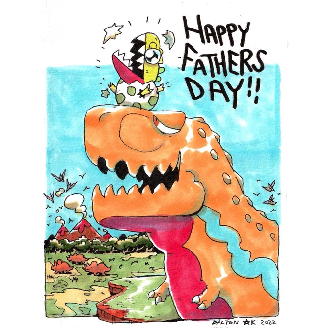 Card 4 my super cool dino dad 