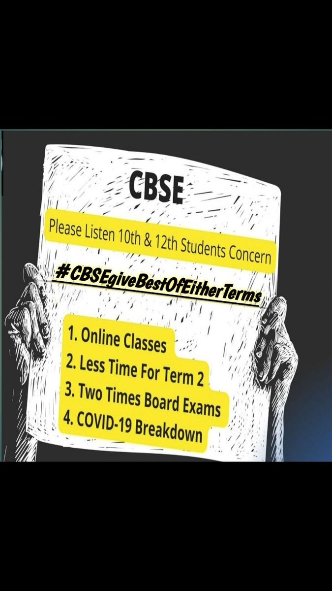 MuskanS53017422's tweet photo. #CBSEgiveBestOfEitherTerms 
We wont stop or never give up we win in our denand best of either terms cbse now you accept our demand for best of either terms subjectwise 
@indiatv

@EduMinOfIndia
@urHimanshuBorah 
@news18india https://t.co/J01hff81qR https://t.co/pdthR6uEyp