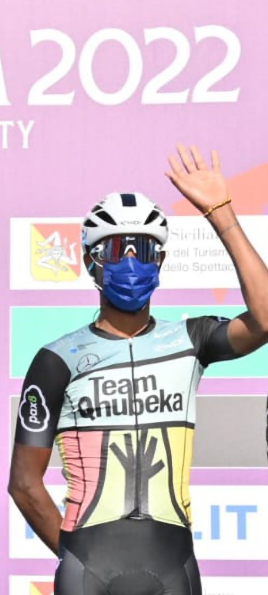 As you know this week was race Giro d'Italia 7stage. and I did it my first time Giro d'Italia so it was good race and I'm very happy to do this race.I did it my best results General 14th. thank you so much my teammate and Thanks to team Qhubeka for give me a chance Giro d'Italia