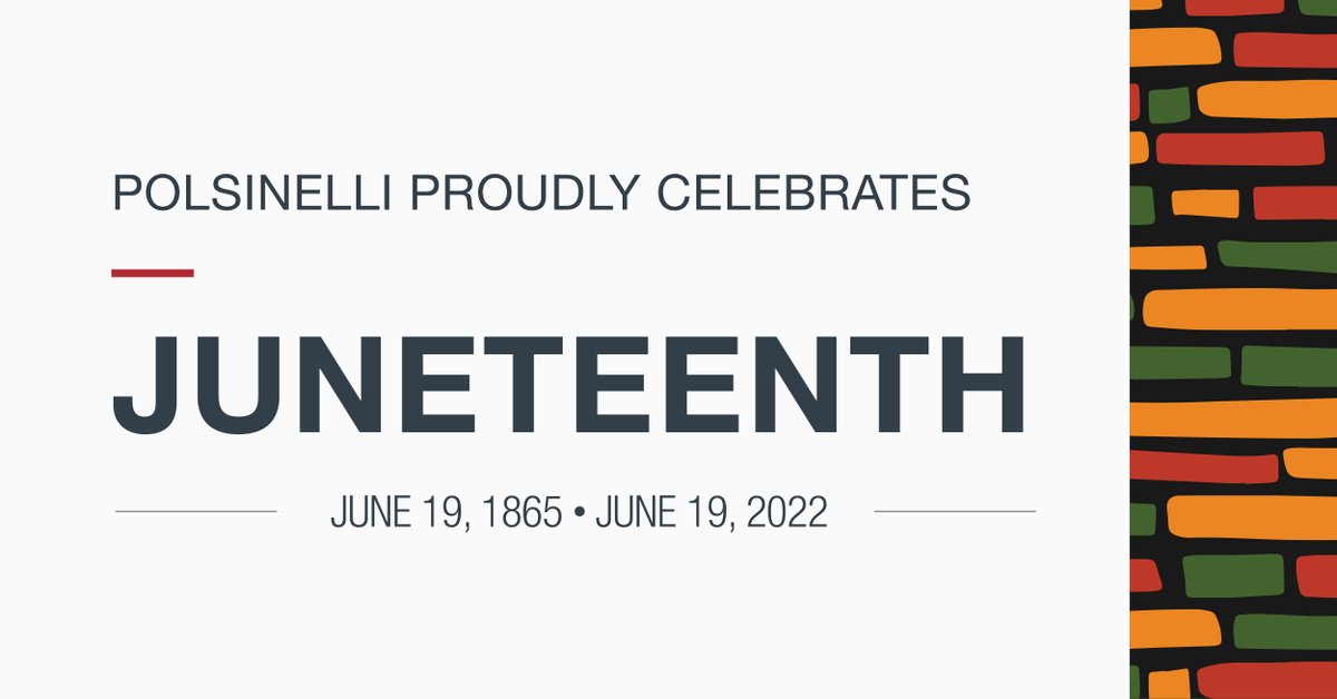 We’re proud to recognize and celebrate Juneteenth, also known as Freedom Day or Jubilee. We hope that regardless of how you choose to celebrate Juneteenth, you will resolve to become an even greater champion of equity and inclusion.
 
#juneteenth2022 #juneteenth