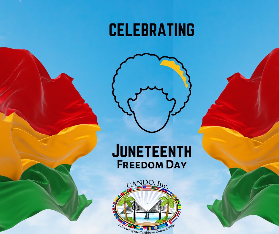 Commemorating our past so that we may continue to build a better future! #juneteenth2022  #wicandoit #candotampa #wearecaribbean