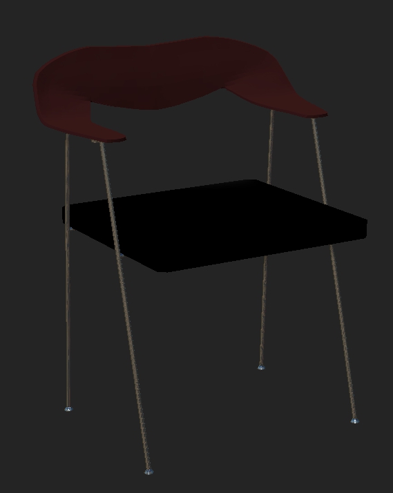 ロビンデイ　675チェアをつくってみました。
#zbrush