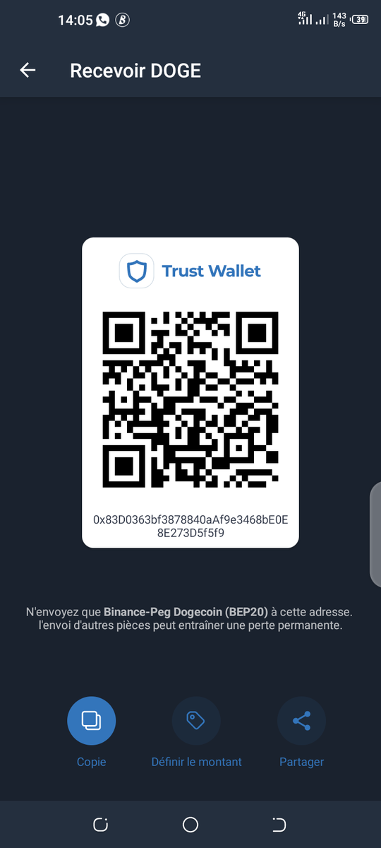 BigaFarouk's tweet photo. @DOGECoinDrop 0x83D0363bf3878840aAf9e3468bE0E8E273D5f5f9 https://t.co/dvQBcs0ses