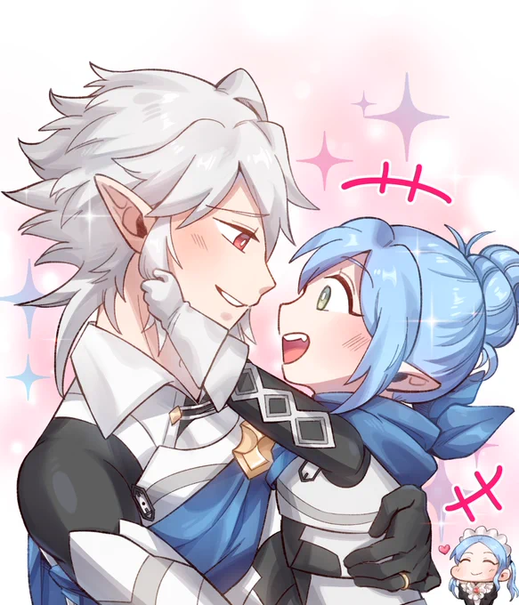 Commission done for @KamuFeri_Fan of Corrin and Kana for the celebration of Father's day💖Thank you so much for your support and patience
They had wanted to have Felicia and Flora version of Kana XD~
Anyway, I wish a Happy Father's Day to everybody ✨✨ 