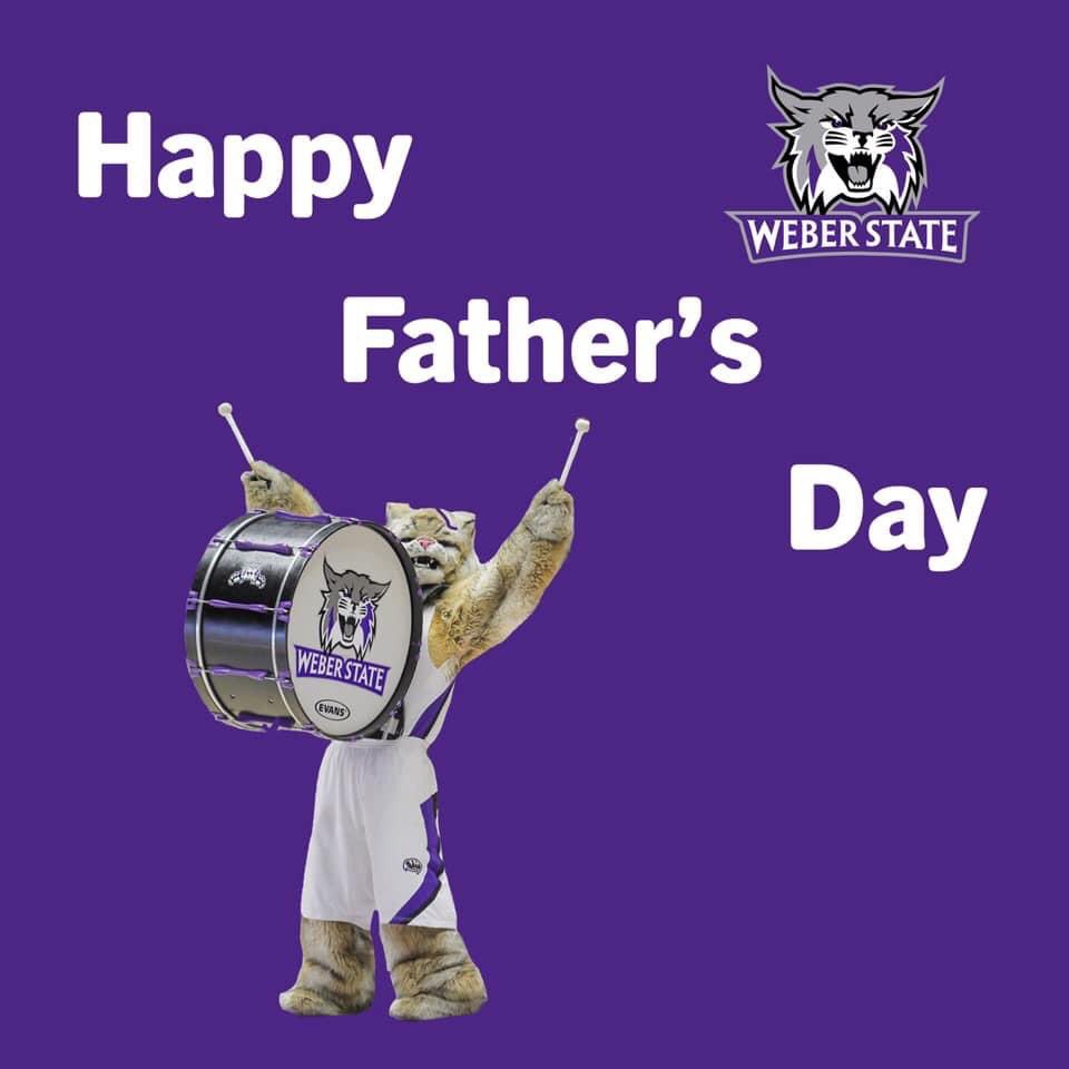 WaldoWildcat's tweet photo. Happy Father’s Day to all our @weberstate Wildcat Dads!

#WeAreWeber 
#WeberState
#WSUWaldo
#FathersDay https://t.co/xvIEu1kLv0