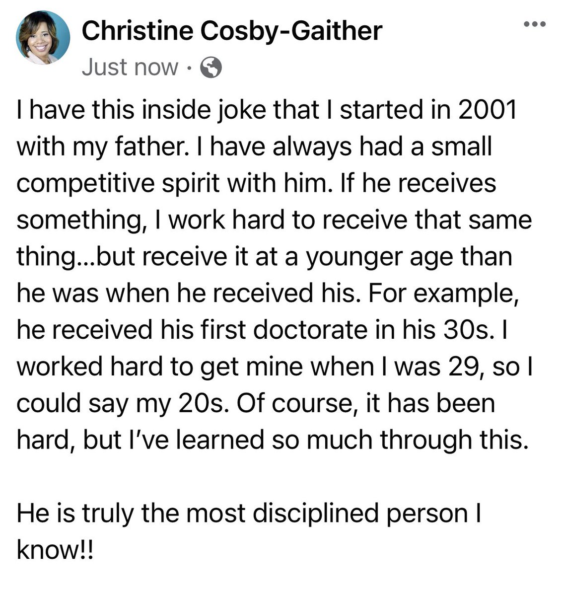 Dr. Christine Cosby tweet media