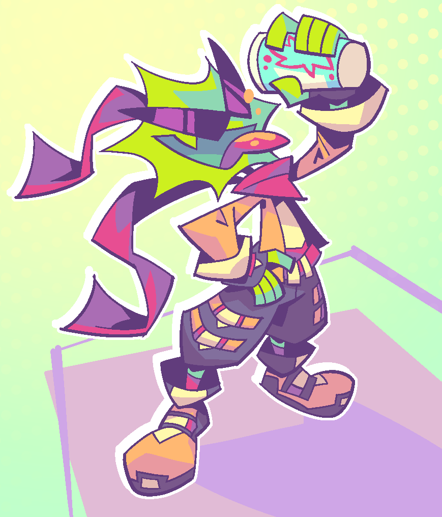 「very late art trade with giganide. Did t」|Cubesona 🆖のイラスト