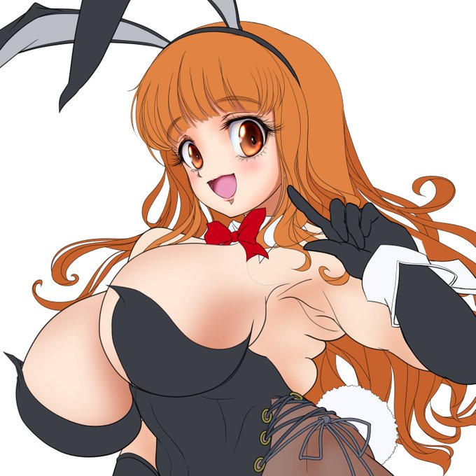 超ひさびさに趣味絵として沙織誕用のバニー絵描いてます〜。これまた久々の「ブタさんチーム向けボンデージバニー」verムチムチさおりんです。('∀`) 