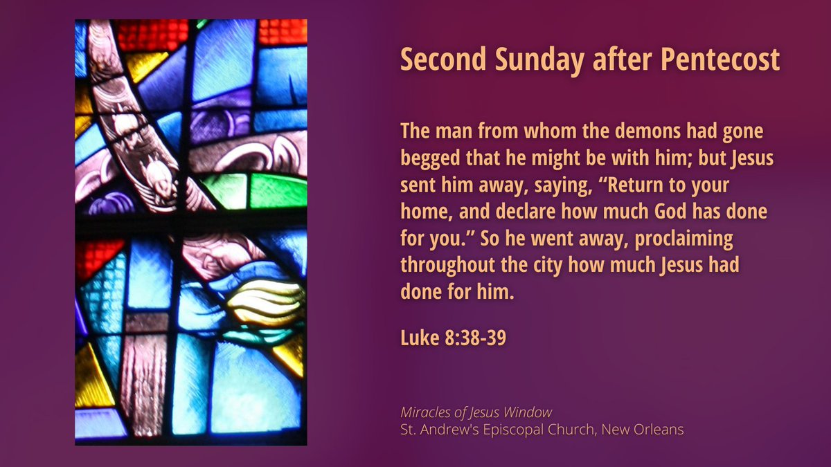 edolaorg's tweet photo. Second Sunday after Pentecost

O Lord, make us have perpetual love and reverence for your holy Name, for you never fail to help and govern those whom you have set upon the sure foundation of your loving-­kindness; https://t.co/s72SBnuP87