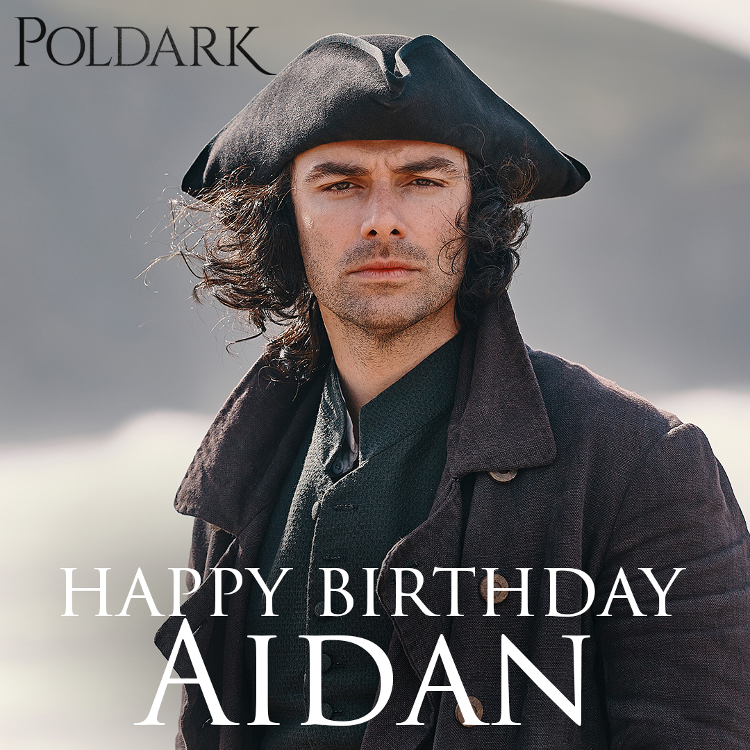 A very happy birthday to the wonderful @AidanTurner from all of us at #Poldark! We miss that brooding stare...