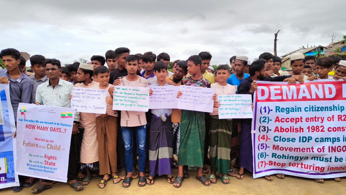 Bangladesh: Rohingya refugees bring out rally demanding to go back to Myanmar

R…