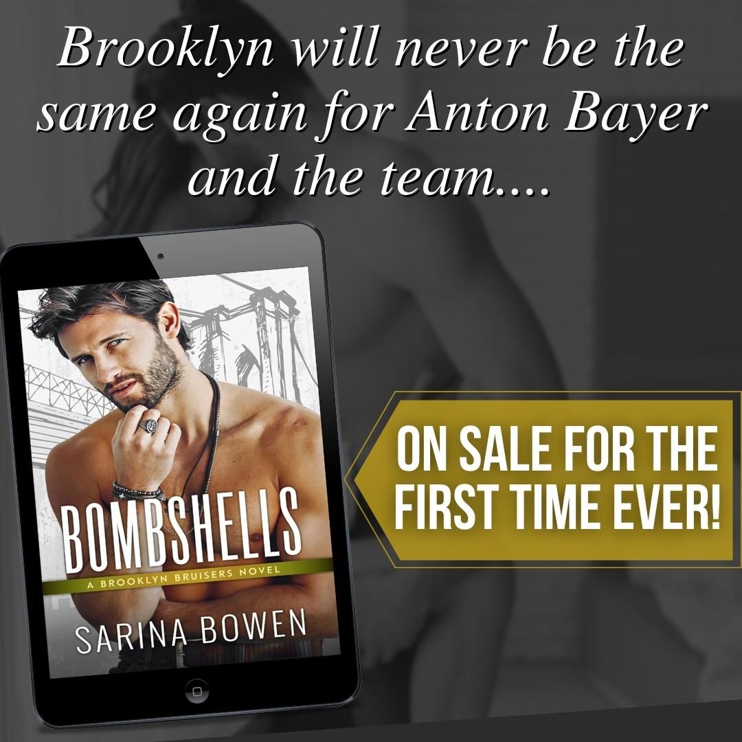 SarinaBowen's tweet photo. Don't delay - time is almost up to get Bombshells for only 99 pennies!
Get yours: https://t.co/d6lKnKPdh2
See more Brooklyn Hockey: https://t.co/Aw6vBBCOWh
#BookSale #HockeyRomance #FriendsToLovers #Romance #SportsRomance #RomReads #BrooklynBruisers #BrooklynBombshells #OnSale https://t.co/mi0H45m9hQ