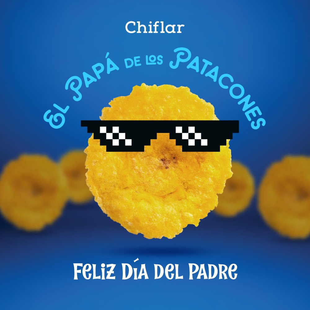 ChiflarSnacks's tweet photo. ¡Celebremos este día con el mejor Crunch!
#FelizDíaDelPadre

#ChiflarSnacks #Patacón #NOGMO #tostones #Crunch #Ensalada #Crutones https://t.co/4UD7EeUpwH