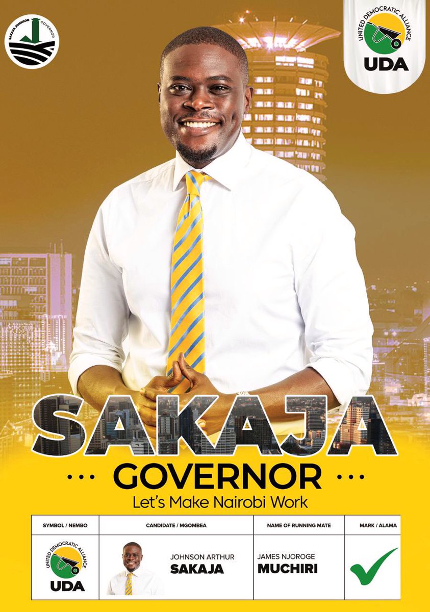 How many RETWEETS can we get for the incoming Governor of Nairobi County? 𝐉𝐎𝐇𝐍𝐒𝐎𝐍 𝐒𝐀𝐊𝐀𝐉𝐀