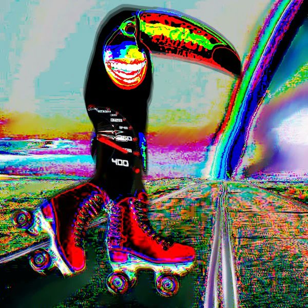 chikipem's tweet photo. From the collection Collage People, CP #32 by @OLYAinMETA is irreverent fun and this week’s best example of trash art thanks to its over-the-top color and glitchy digital texture. Toucans roller skate – who knew!?!
#NFTCommunity #NFTcollections https://t.co/nod7Eu59qm