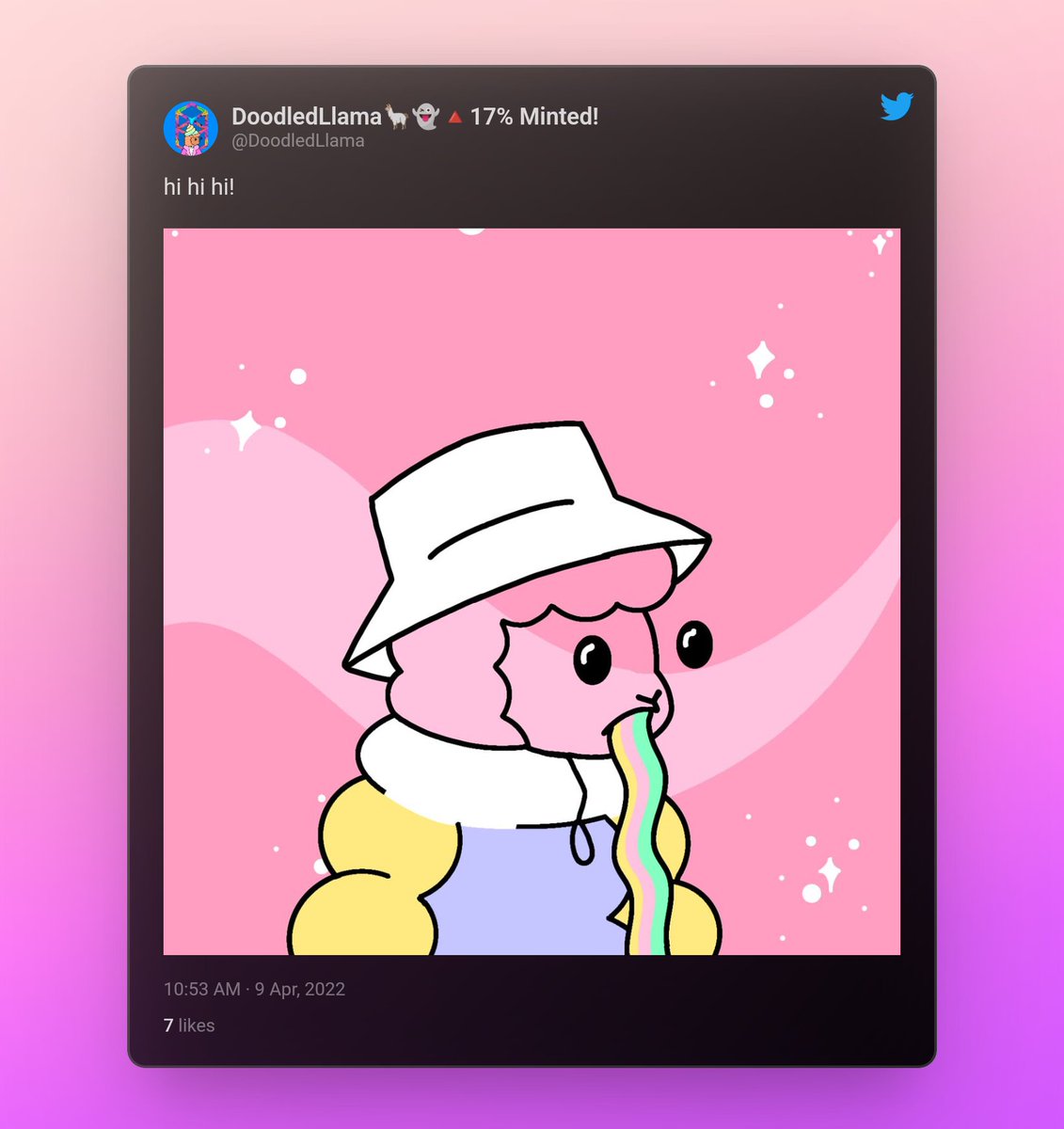 DoodledLlama's tweet photo. i cant thank you enough to @HoneyPotGang @FTM_MAXI @FantomWatchNFTs @DonRashid72 @DxS94 @Ahmd2002_ @amz_crypto_tech @druigg3232 @gabrielrvita @PixelAlienBoys @kcPinkish
and entire #Fantom and #AVAX #NFTs Community who support me since beginning, youre all awesome! love you guys! https://t.co/fyFa1mySJL