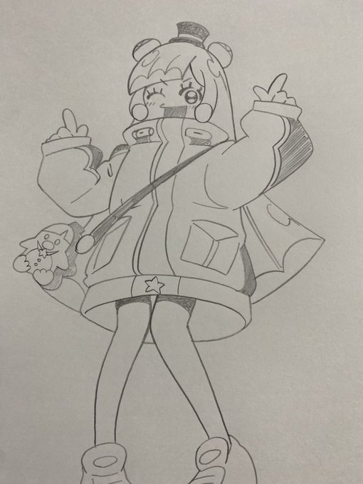 清書した。 #ぷにるはかわいいスライム 