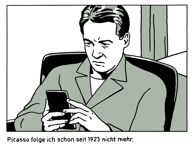 FrankNikol1's tweet photo. Picasso folge ich schon seit 1923 nicht mehr.
(I haven't followed Picasso since 1923.)
.
.
.
#drawing #contemporaryart #contemporarydrawing #franknikol #kunst #art #comic #singlepanelcomic #cartoon #penandink #onepicturestories #Picasso
1 Min. https://t.co/opRu73dhpA