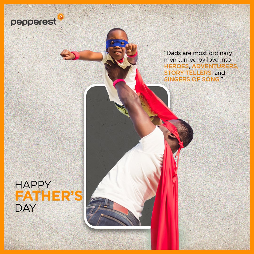 usepeppa's tweet photo. One day isn’t enough to celebrate the amazing fathers and father figures in our lives but on a day as special as this one we express gratitude to the men who have loved and made sacrifices to make our lives better.
Happy Fathers Day!
#pepperest #happyfathersday https://t.co/Vuqc6h2NWd