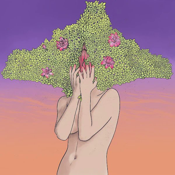 chikipem's tweet photo. Femininity #9 by @44rtRoom  The detailed leaves with their sparks of green contrast with the sunset sky, but most charming of all is the shyness and modesty of the subject herself.
#NFTCommumity #NFTcollections https://t.co/OT1gxEpdyp