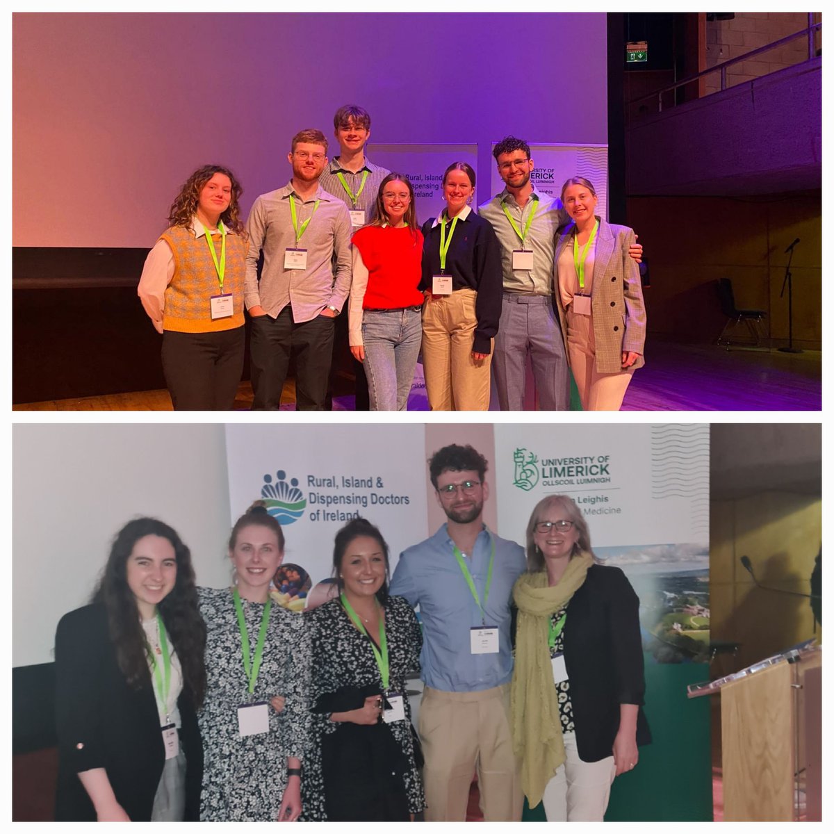 #RuralWONCA2022 Really enjoying the energy here at the conference in UL, with a great group of enthusiastic @NUIGMedicine students