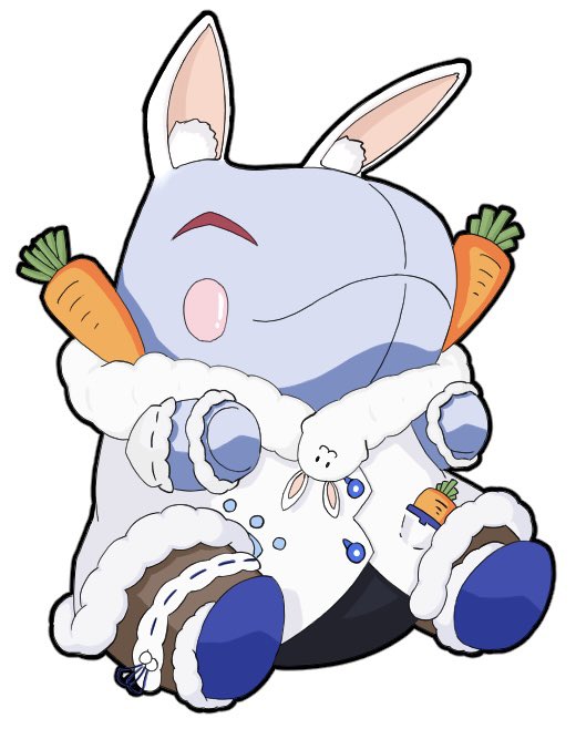 usada pekora carrot animal ears white background rabbit ears sitting simple background no humans  illustration images