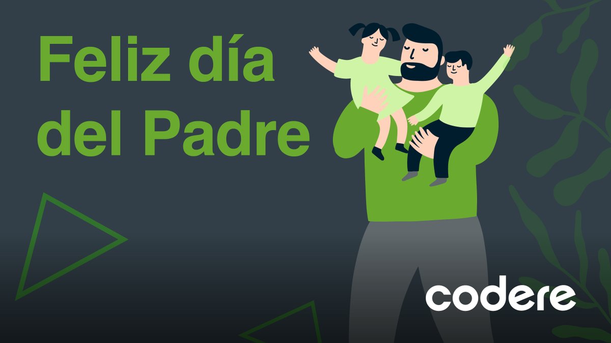 codereAr's tweet image. Saludamos a todos los padres y en especial a los que forman parte de @codereAr.

¡Feliz día!

#SomosEquipo
#SomosCodere
#DíaDelPadre
